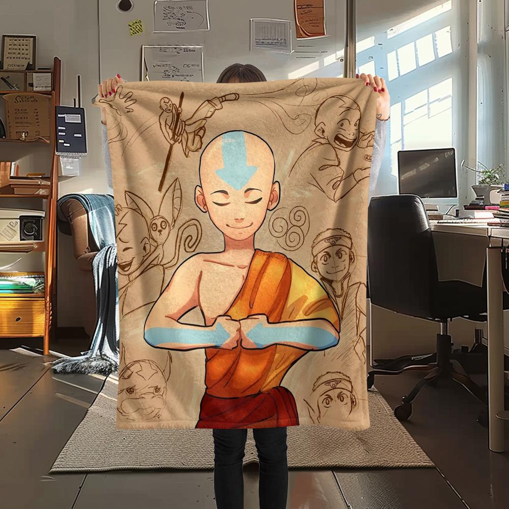 Avatar: The Last Airbender  Print Flannel Blanket, High Quality Comfortable for All Seasons, Home Decor, Warmth and Comfort