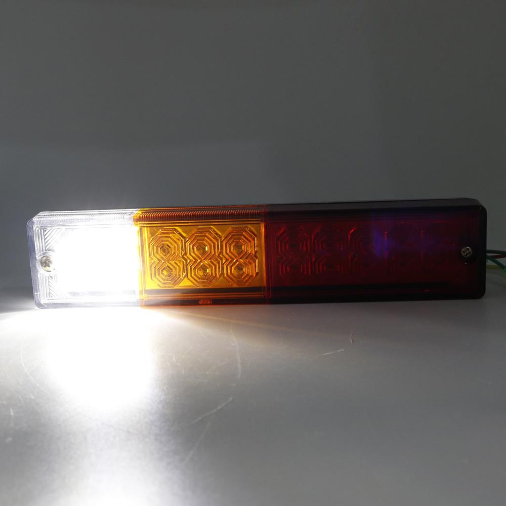 1 pair 12V 20LED Car Auto Stop Rear Tail Light Brake Reverse Light Turn Indiactor Boat ATV Truck Trailer Lamp