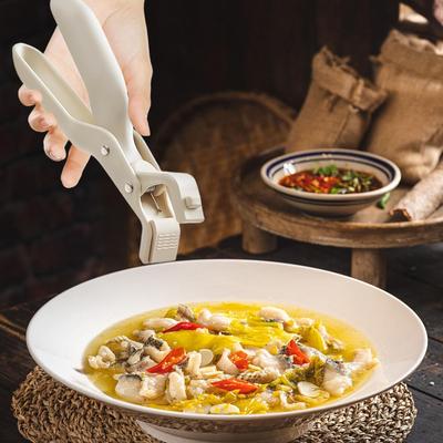 Hot Dish Plate Clip Anti-Scald Bowl Clip Gripper Ergonomic Handle Bowls Clamp Holder for Frying Pans Air Fryers Steamers Ovens
