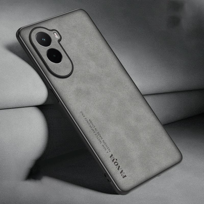 EUCAGR Luxury Sheepskin PU Leather Phone Case For Xiaomi POCO M7 Protect Stand Back Cover For Xiaomi POCO M7