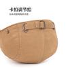 Men's Beret Forward Hat Solid Color Outdoor Visor Hat British Vintage Newsboy Hat Peaked Cap