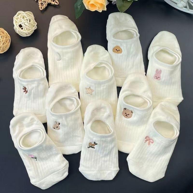 

Мужские однотонные хлопковые носки - комплект из 10 пар One Size