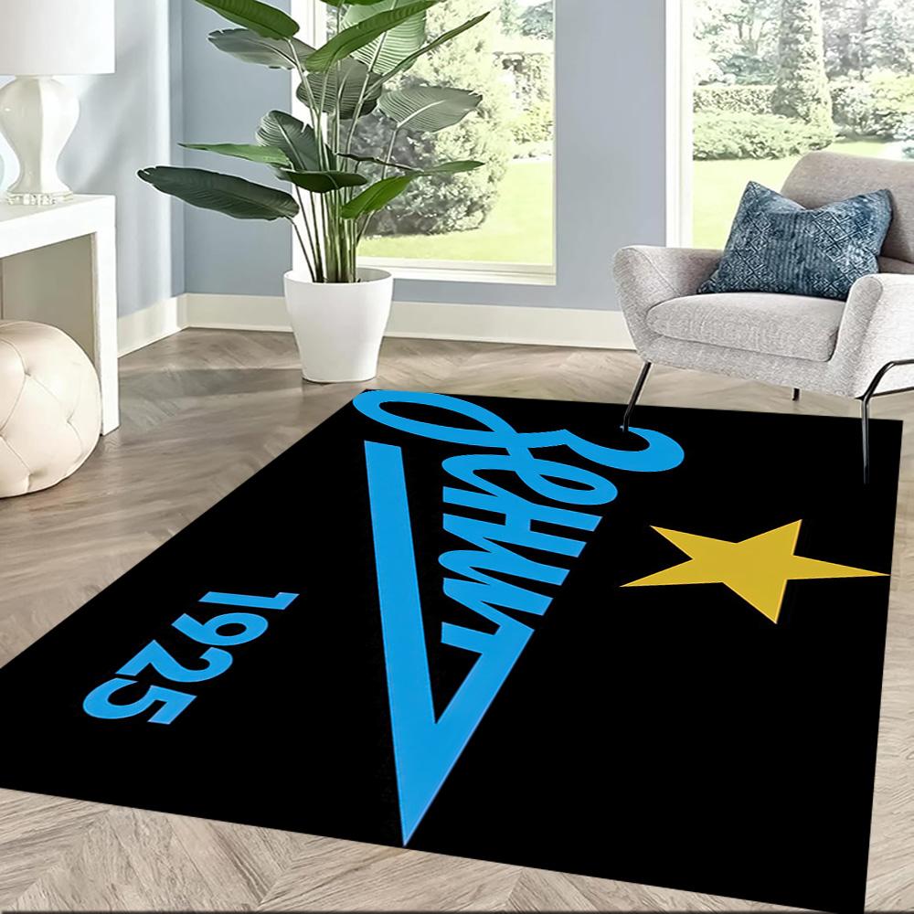 Fc Zenit Saint Petersburg Theme Square Rugs Are a Great Choice for Living Rooms, Bedrooms, Home Décor, and As Gifts.