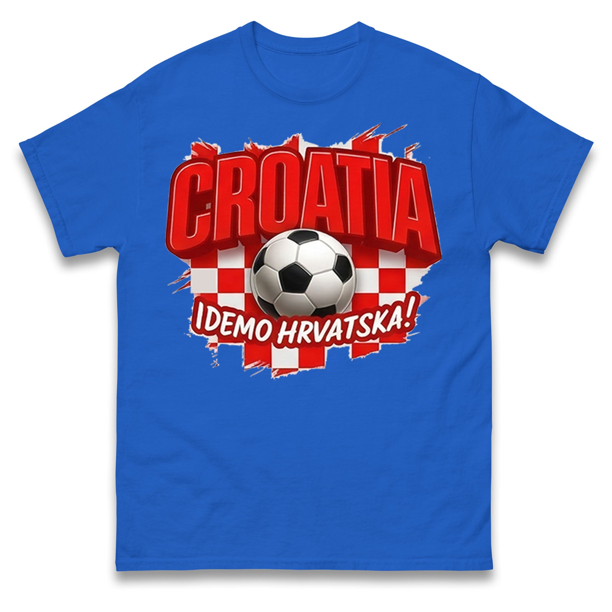 Croatia Idemo Hrvatska! T Shirt Tshirt Mens Womens Unisex Tops Tees M