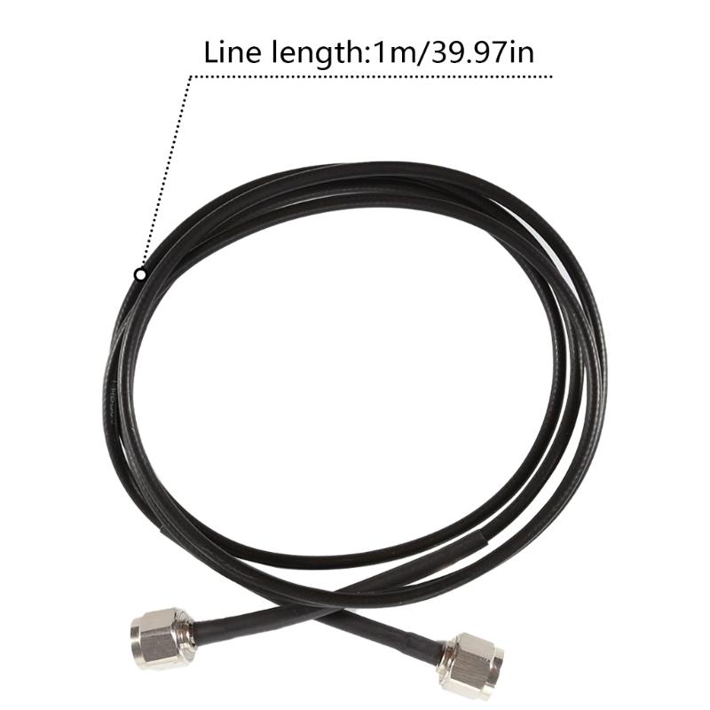 Konektory BNC samec-BNC samec Koaxiální koaxiální pigtail kabel 50ohm RG58 koaxiální kabel 3,3 stopy