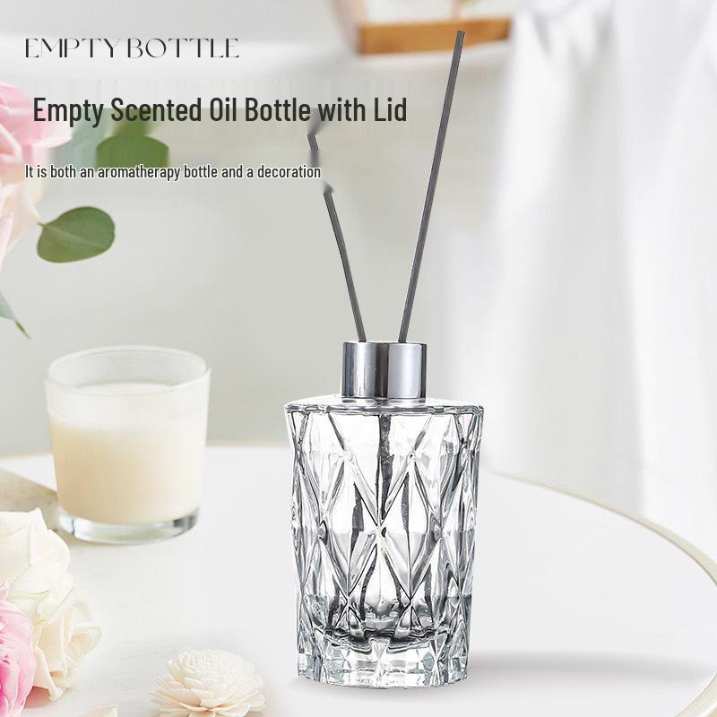 100ml Thickened Glass Aroma Diffuser Bottle for Home Decoration