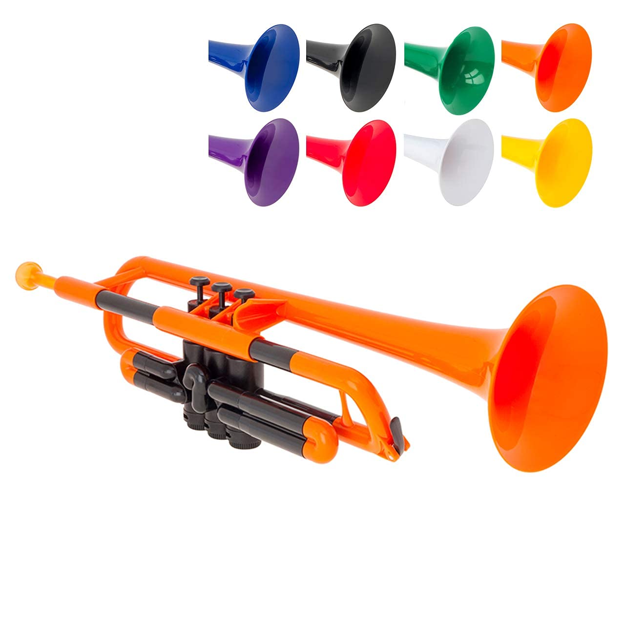 

pInstruments Plastic Wind Instrument Trumpet pTrumpet Orange PTRUMPET1OR