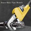 Multi-functional Pipe Wrench Heavy-duty Pipe Wrench Plumbing Wrench Versatile Spanner Adjust Pipe Clamp Household Repair Tools