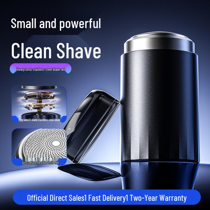 Rechargeable Portable Washable Mini Electric Shaver for Men