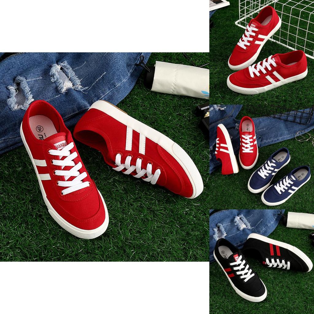 Stylish Breathable Sneakers Korean Design Flat Bottom Harajuku Women's Canvas Shoes