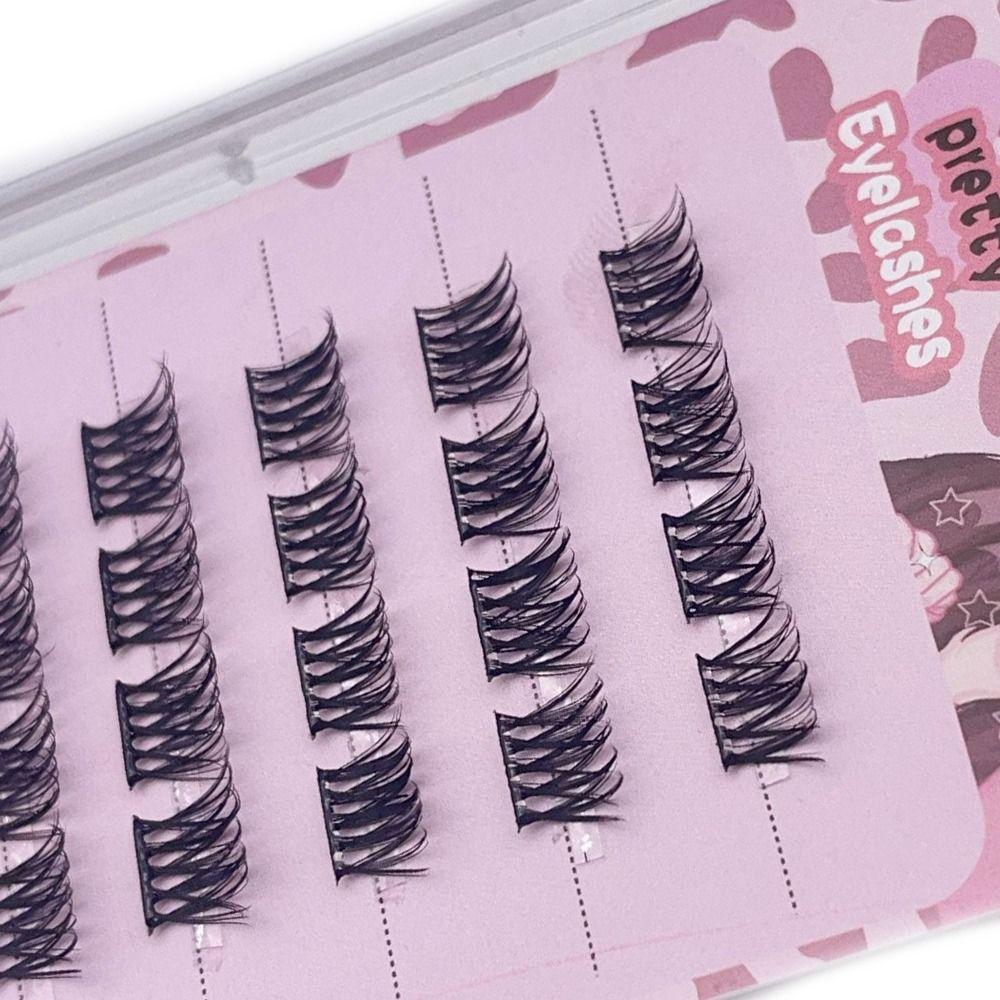 No Glue Needed Self Adhesive Eyelashes Self Adhesive Self Adhesive Lash Clusters  for Beginners