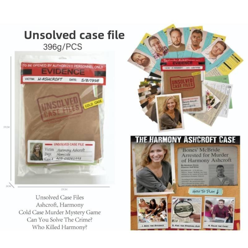 Case Files Unsolved Harmony Ashcroft Board Game Suitable For Daily Party Play