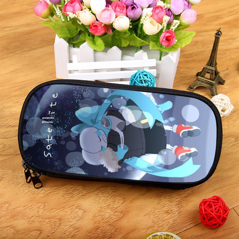 Undertale Pencil Case Large Capacity Nylon Organizer For Students And Artists