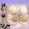 Stylish Cartoon Pet Summer Flat Slippers For Women In Trendy Colors Comfortable And Non-slip Design Perfect For Beach Wear