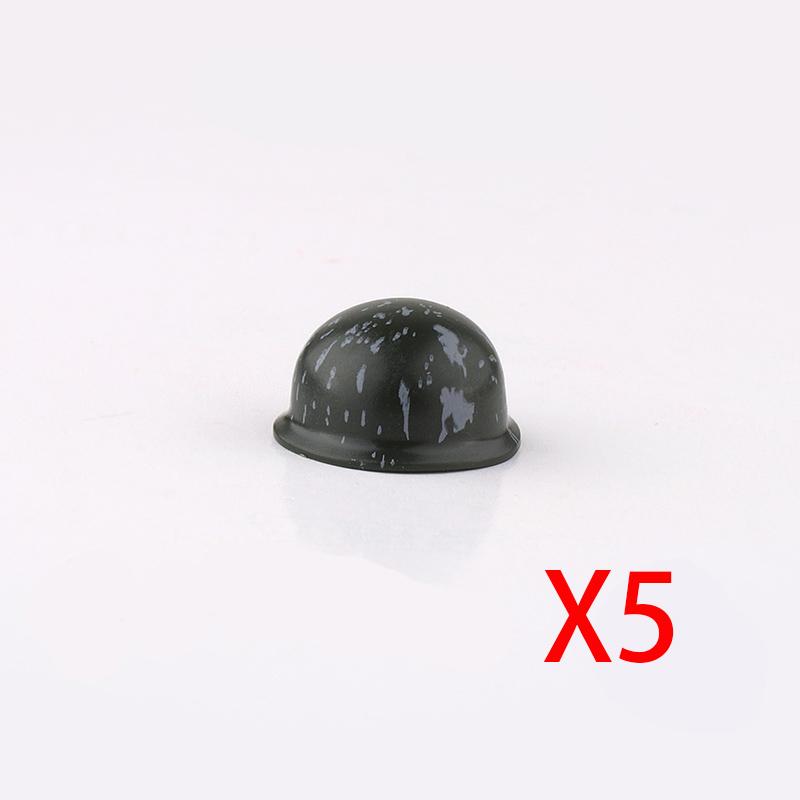 Military Building Blocks Accessories Figure Soldier Helmet Toy USSR USA UK Japanese Hat Mini Brick Hood Mask Flamethrower