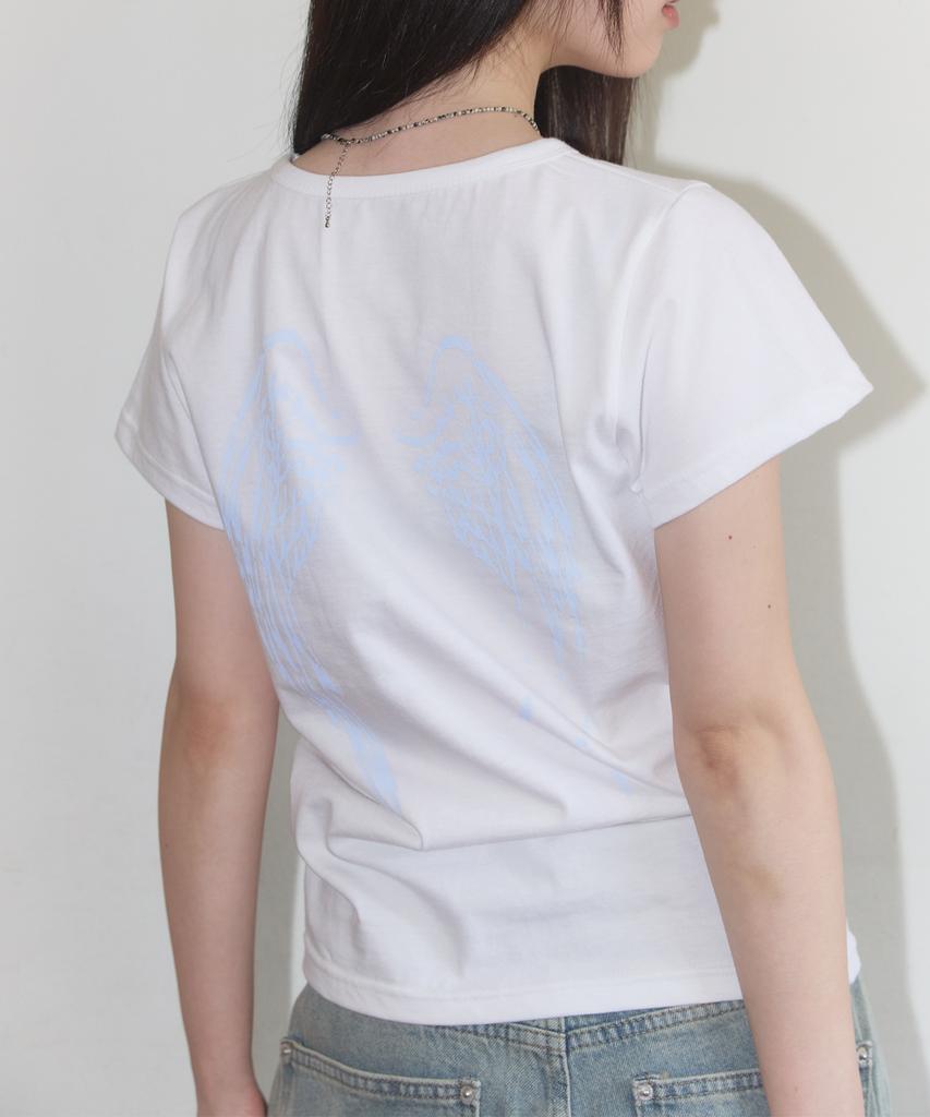 FANCY CLUB Rivers Of Heaven Crop Top (Blue) F25Qb135