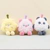 Adorable Plush Q Egg Keychain Wedding Toys Cute Duck Pig Panda Bear Gifts