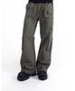 AAKAM Flare Cargo Pocket Pants (Khaki)