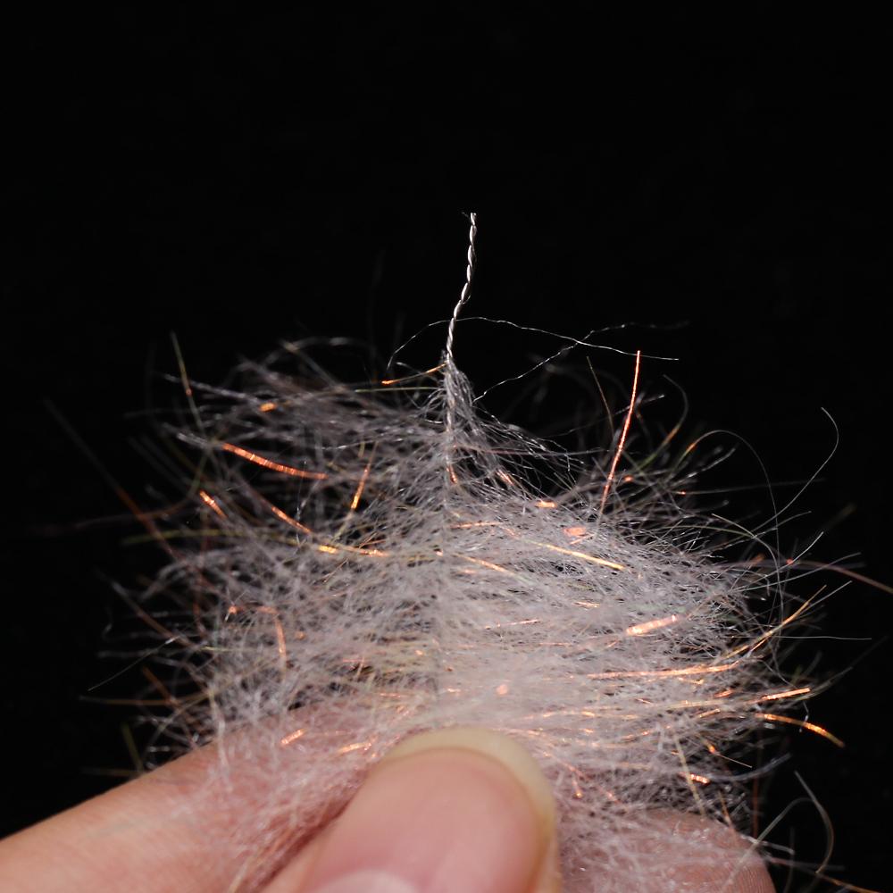 2 Packungen Streamer Dubbingbürste mit mehreren Breiten Fliegenfischen Bindematerial Lachs Steelhead Fliegen Ersatz für Chenille/Hechel