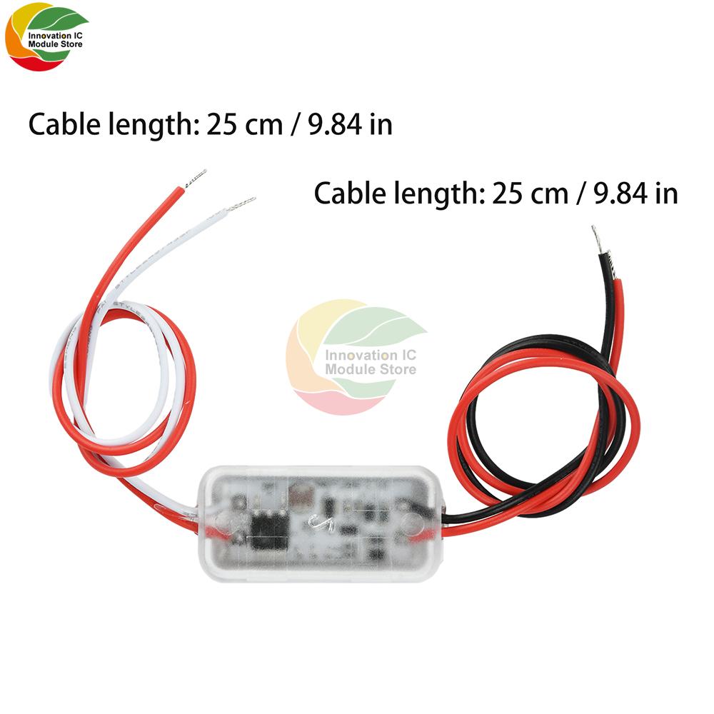 DC 12-80V Light Controlled Induction Switch Motorcycle Electric Vehicle Led Headlight Automatic Control Switch Automatic Light