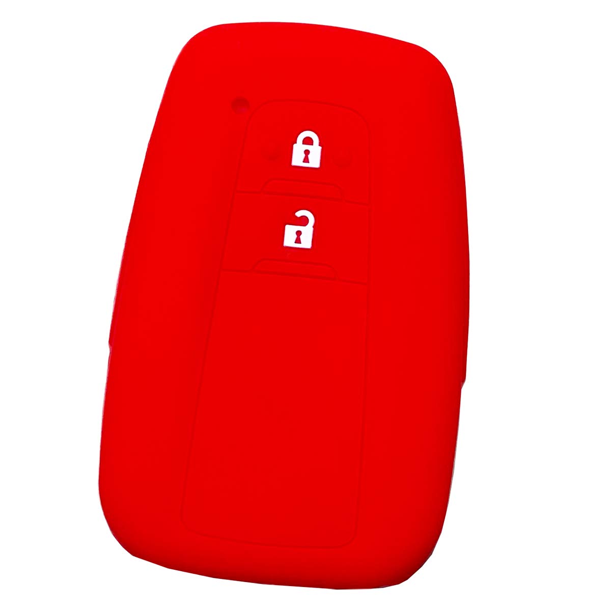 

Силиконовый чехол IKT для ключа Smart Key автомобилей Toyota 2 кнопки / Prius 50 серии красный