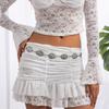 Y2K Adjustable Metal Belt Belly Chain for Women 2025 Trendy Jewelry Accessories Vintage Geometric Turquoise Body Chain