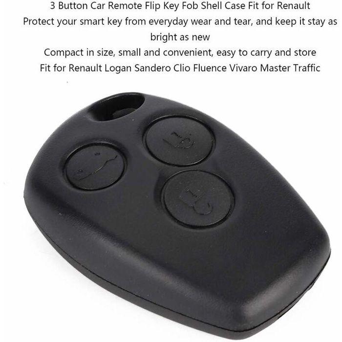 3-button Car Key Case, Remote Car Key Shell Case
