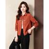 D.F.DEAR Women's Embroidered Floral Cotton Long-Sleeve Shirt