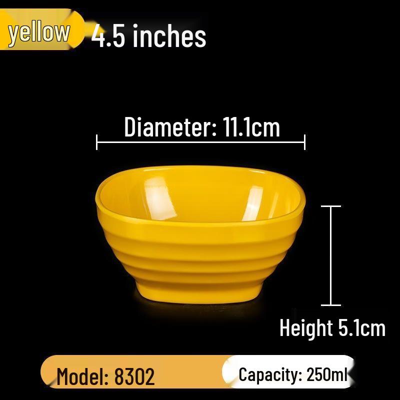 Jijun Melamine Anti-fall Restaurant Soup & Dipping Bowls