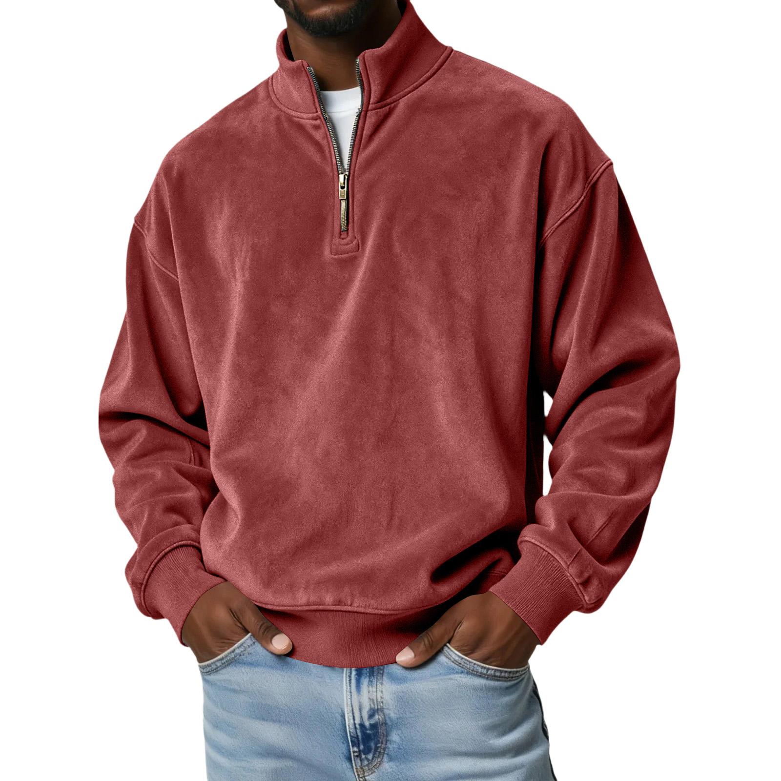 Мужская повседневная толстовка на молнии L