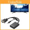Cabo Conversor VGA para HDMI Núcleo de Cobre para HDTV Monitor PC Gaming Configuração de Home Theater
