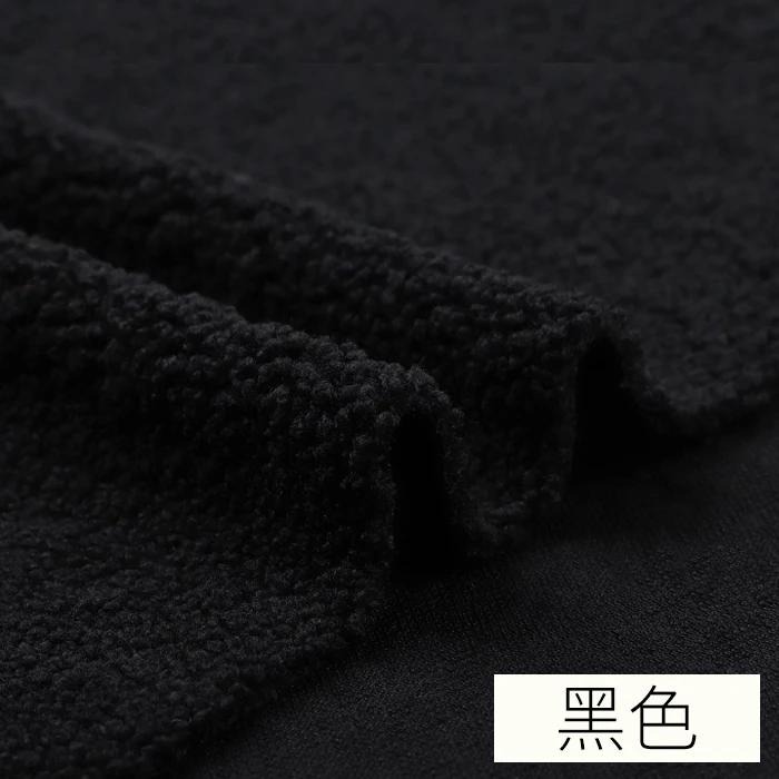 45cmx50cm Lamb Wool Fabric Thickening Warmth Coral Fleece Plush Sweater Blanket Coat Doll Lining DIY Apparel Sewing FabricTJ8548