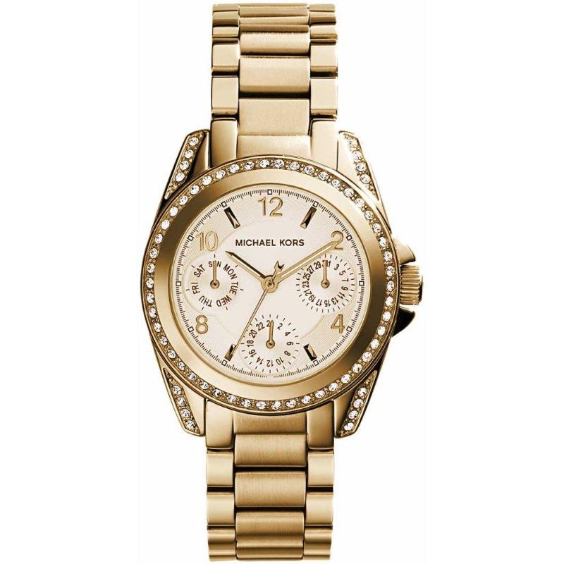 Michael Kors Sofie Crystal Two-Tone Stainless Steel Ladies Watch MK5639 золотой