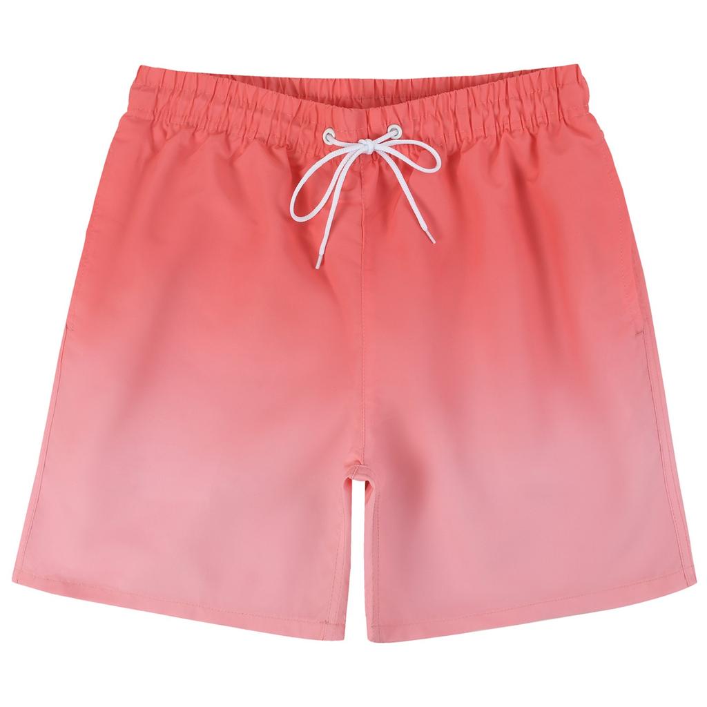 Herren-Badehose, schnell trocknend, mit Mesh-Strandshorts mit Taschen
