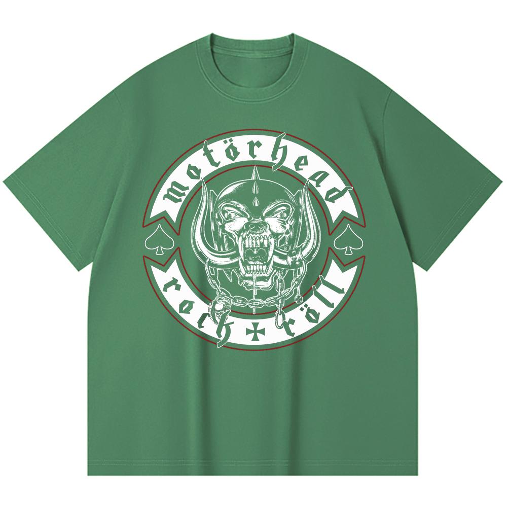 230 g/m² 100% Bavlna T-shirt Heavy Metal Rocková Kapela Tisk Populární Hudby Unisex Těžký Bavlněný T-shirt