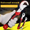 Adjustables Universal Wrench for Disassembly Heavy-Duty Durable Repair Tool for Sanitary Ware Install