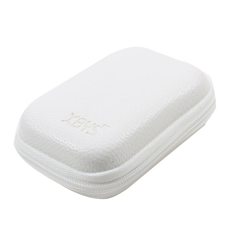 Portable Storage Case Mini Hard Shell Digital Gadgets Storage Bag Leather Earphone Charger Case Data Cable U Disk Organizer Case