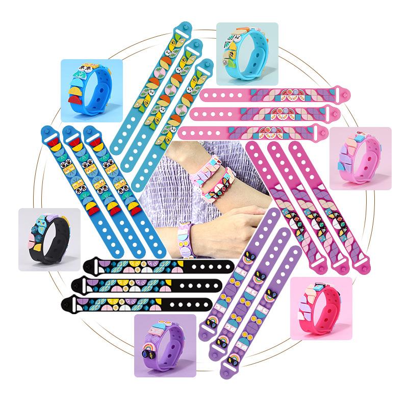 Nuovi DOTS Fai da te Forza Squadra!Giocattoli da Costruzione 41900 41901 41902 41903 41911 41912 Braccialetto in Silicone Cartone Animato Regalo per la Festa dei Bambini