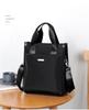 Men's Vertical Charm Handbag - Business Casual Briefcase, Commuting Shoulder Crossbody Bag