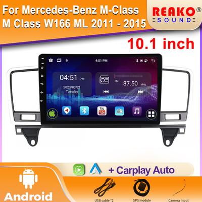 Para Mercedes-Benz Clase M Clase M W166 ML 2011 - 2015 Unidad Estéreo para Coche Android Multimedia Radio Reproductor de Video GPS Inalámbrico 4G