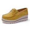 Spring Women Flats Shoes Platform Sneakers Slip On Flats Leather Suede Ladies Loafers Casual Shoes Women Loafers Shoes F65