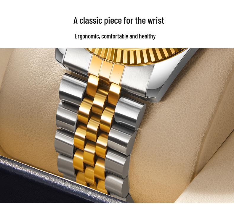 Wolis Waterproof Quartz Couple Watches - Elegant Men's and Ladies' Wristwatches