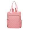 Li Shen Diamond Quilted Nylon Backpack