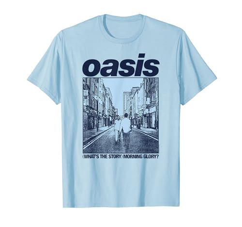 Oasis – Эксклюзивная для Amazon футболка WTSMG нежно-голубого цвета