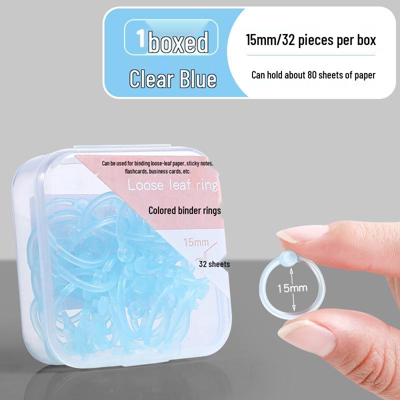Plastic Openable Loose-Leaf Binder Ring Clip