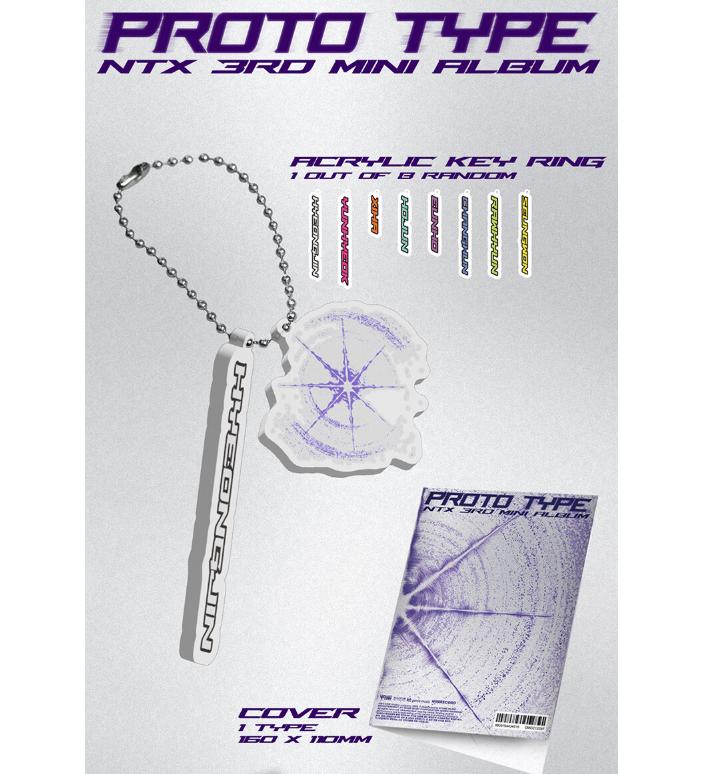 [Preorder] NTX – Mini 3rd Album PROTO TYPE [NAME KEYRING ver.]