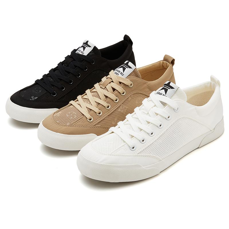 Fashion 2025 New Men's Canvas Summer Leisure Shoes Anti-slip Driving Work Shoes Lace Up Lightweight Breathable Students Shoes SS25636