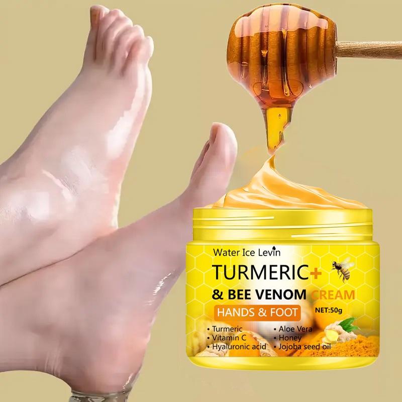 Crema Mani e Piedi Ape Velenosa, una Crema Idratante Naturale per Pelli Secche e Screpolate, Contiene Ingredienti Biologici, Lasciando la Pelle Morbida, Liscia e