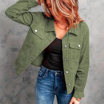 Women's Fashion Cardigan Solid Color Long Sleeve Cardigan Jacket