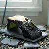 Turtle Basking Platform Resin Craft Turtle Sunning Dock Rock Hideout Cave Multi-Level Design Pet Habitat Decor